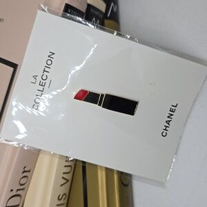 Chanel La Collection Red Lipstick Pin Badge Brooch